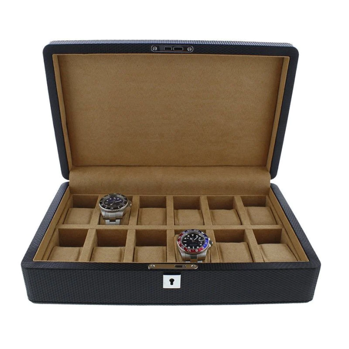 Explore the features of Aevitas Luxury Watch Storage Cases Now that you've been introduced to the world of Aevitas Luxury Watch Storage Cases, let's delve deeper into the incredible features that make these cases the ultimate solution for organizing and showcasing your luxury watch collection. First and foremost, Aevitas cases are designed to provide maximum protection for your valuable timepieces. With their sturdy construction and secure locking mechanism, you can rest assured that your watches are safe from theft and damage. The high-quality materials used in the making of these cases ensure durability, so you can enjoy your collection for years to come. Another remarkable feature of Aevitas cases is their versatility. With a variety of sizes and configurations to choose from, you can find the perfect case for your collection, no matter its size. The multiple compartments, removable cushions, and customizable layouts allow you to organize your watches in a way that suits your personal preferences and needs. Furthermore, Aevitas prioritizes the aesthetics of their cases. The sleek and modern designs, along with the classic and timeless options, ensure that there is a case to match your personal style. The attention to detail in the craftsmanship of these cases is evident, making them an exquisite addition to any room or display. But it's not just about looks. Aevitas cases are designed with practicality in mind. The soft, anti-tarnish fabric lining protects your watches from scratches and damage, ensuring they remain in pristine condition. The transparent glass top allows for easy visibility, making it effortless to find the watch you want to wear. With an Aevitas Luxury Watch Storage Case, you can transform your collection into a visual masterpiece, showcasing your passion and appreciation for luxury timepieces. Whether you choose to display your case on a dresser, in a dedicated watch room, or even in a safe, it will undoubtedly become a captivating focal point that will impress anyone who sees it. In the next blog section, we will explore the benefits of investing in an Aevitas Luxury Watch Storage Case in more detail. Stay tuned to discover how these cases can enhance your watch collection and bring joy to your daily routine.